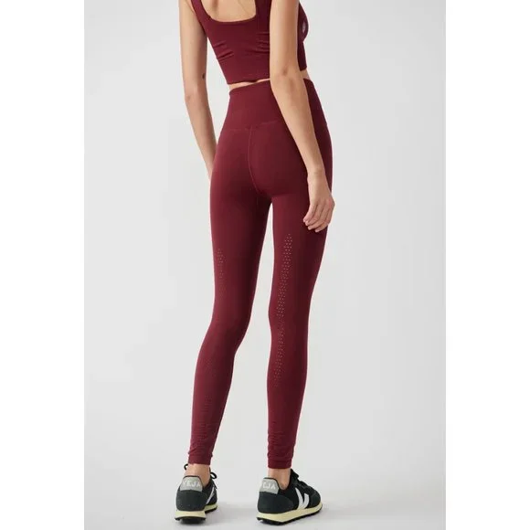 FP MOVEMENT Good Karma Leggings / Burgundy - Picture 4 of 6